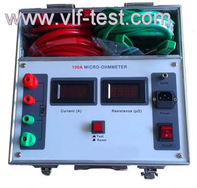 Contact resistance tester/Micro-ohmmeter 100A