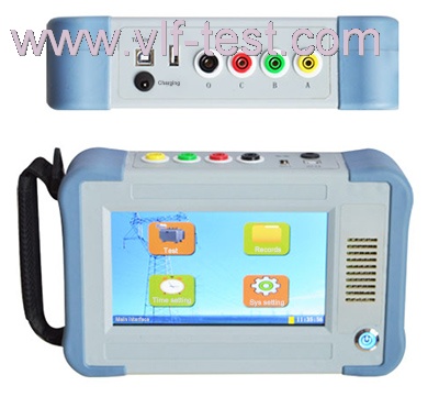 Handheld on-load tap changer tester