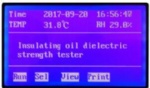 Transformer oil tester